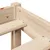 Produktbild 10 för Sängram utan madrass 140x190 cm massiv furu