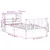 Produktbild 12 för Sängram utan madrass vit 90x200 cm massiv furu