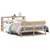 Produktbild 2 för Sängram utan madrass 160x200 cm massiv furu