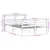 Produktbild 12 för Sängram utan madrass vit 120x190 cm massiv furu