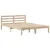 Produktbild 7 för Sängram utan madrass 135x190 cm massiv furu