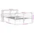 Produktbild 12 för Sängram utan madrass 140x190 cm massiv furu