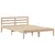 Produktbild 7 för Sängram utan madrass 140x190 cm massiv furu