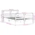 Produktbild 12 för Sängram utan madrass vit 140x200 cm massiv furu