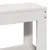 Produktbild 10 för Sängram utan madrass vit 150x200 cm massiv furu