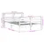 Produktbild 12 för Sängram utan madrass vit 160x200 cm massiv furu