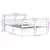 Produktbild 12 för Sängram utan madrass vaxbrun 140x190 cm massiv furu