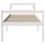 Produktbild 4 för Seniorsäng med sänggavel vit 90x190 cm massiv furu
