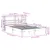 Produktbild 11 för Sängram utan madrass vaxbrun 120x190 cm massiv furu