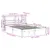 Produktbild 11 för Sängram utan madrass vaxbrun 135x190 cm massiv furu