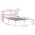 Produktbild 11 för Sängram utan madrass vaxbrun 120x200 cm massiv furu