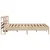 Produktbild 5 för Sängram utan madrass 150x200 cm massiv furu