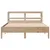 Produktbild 4 för Sängram utan madrass 135x190 cm massiv furu