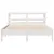 Produktbild 4 för Sängram utan madrass vit 135x190 cm massiv furu