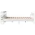 Produktbild 5 för Sängram utan madrass vit 120x200 cm massiv furu