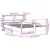 Produktbild 12 för Sängram utan madrass vit 140x190 cm massiv furu