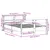 Produktbild 12 för Sängram utan madrass vit 135x190 cm massiv furu