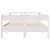 Produktbild 4 för Sängram utan madrass vit 120x190 cm massiv furu
