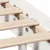 Produktbild 9 för Sängram utan madrass vit 150x200 cm massiv furu