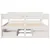 Produktbild 4 för Sängram utan madrass vit 135x190 cm massiv furu