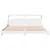 Produktbild 4 för Sängram utan madrass vit 200x200 cm massiv furu