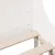 Produktbild 9 för Sängram utan madrass vit 150x200 cm massiv furu