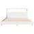 Produktbild 4 för Sängram utan madrass vit 140x200 cm massiv furu