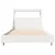 Produktbild 4 för Sängram utan madrass vit 75x190 cm massiv furu