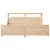Produktbild 4 för Sängram utan madrass 200x200 cm massiv furu