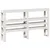 Produktbild 6 för Sängram utan madrass vit 135x190 cm massiv furu