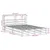 Produktbild 12 för Sängram utan madrass vit 140x200 cm massiv furu