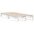 Produktbild 5 för Sängram utan madrass vit 90x190 cm massiv furu