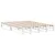 Produktbild 5 för Sängram utan madrass vit 135x190 cm massiv furu