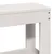 Produktbild 10 för Sängram utan madrass vit 135x190 cm massiv furu