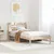Produktbild 2 för Sängram utan madrass 75x190 cm massiv furu