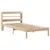 Produktbild 3 för Sängram utan madrass 75x190 cm massiv furu