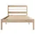 Produktbild 4 för Sängram utan madrass 90x190 cm massiv furu