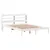 Produktbild 3 för Sängram utan madrass vit 120x190 cm massiv furu