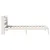 Produktbild 5 för Sängram utan madrass vit 100x200 cm massiv furu