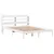 Produktbild 8 för Sängram utan madrass vit 120x200 cm massiv furu