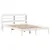 Produktbild 3 för Sängram utan madrass vit 160x200 cm massiv furu