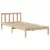 Produktbild 7 för Sängram utan madrass 90x190 cm massiv furu