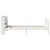 Produktbild 5 för Sängram utan madrass vit 90x190 cm massiv furu