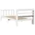Produktbild 6 för Sängram utan madrass vit 90x190 cm massiv furu