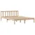 Produktbild 7 för Sängram utan madrass 140x190 cm massiv furu