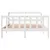 Produktbild 4 för Sängram utan madrass vit 140x190 cm massiv furu