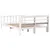 Produktbild 6 för Sängram utan madrass vit 140x190 cm massiv furu