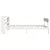 Produktbild 5 för Sängram utan madrass vit 75x190 cm massiv furu