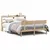 Produktbild 2 för Sängram utan madrass 135x190 cm massiv furu