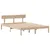 Produktbild 7 för Sängram utan madrass 140x190 cm massiv furu